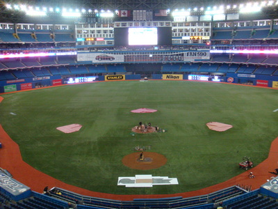 View from the Rogers Centre Press Box 